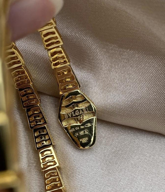 Elanora 18k Gold Plated silver Serpenti Snake Bracelet