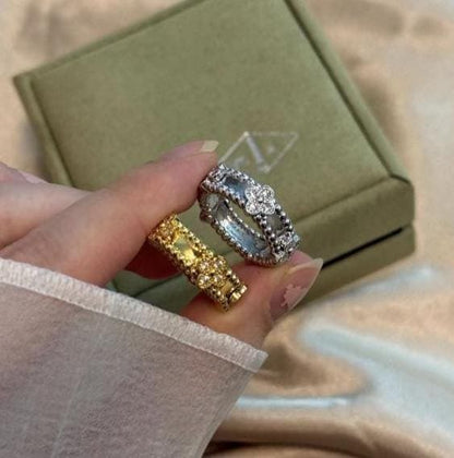 925 silver plated 18k gold - Perlee thin ring #Gift