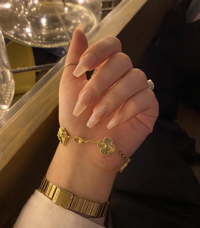 18k Gold Clover Bracelet: 18k Gold Plate sterling silver, 15mm motif size #clover Gift