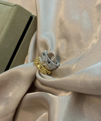 925 silver plated 18k gold - Perlee thin ring #Gift