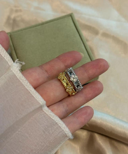 925 silver plated 18k gold - Perlee thin ring #Gift