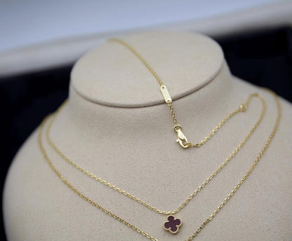 9.5mm sweet Mini Clover necklaces, Natural stones #Eid #womensday