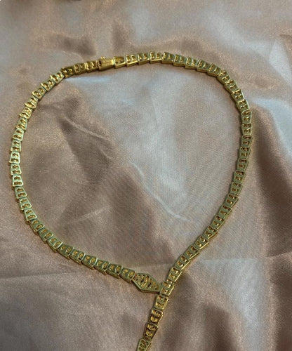 18k Gold Plated paved diamond Serpenti Snake Neckalce - #MothersDay #Gift