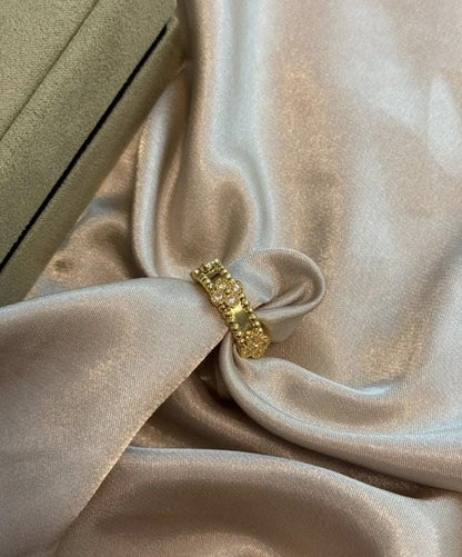 925 silver plated 18k gold - Perlee thin ring #Gift