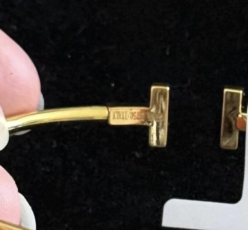 T.T co bracelet - 18k gold plated bracelet - 19cm size adjustable narrow pipe T bracelet#clover Gift